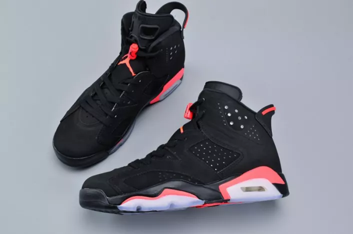 Affordable 5627 Jordan 6 Retro Infrared Black 384664- 649