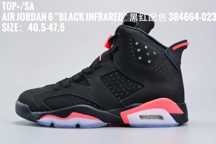 Affordable 5627 Jordan 6 Retro Infrared Black 384664- 649