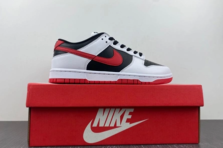 ModernLook 135 Nike Dunk Low Retro White Black University Red  FD9762- 1004