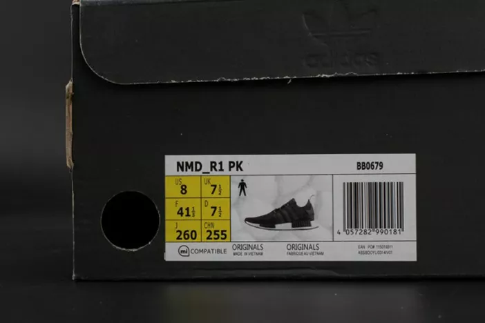 1987 ADIDAS NMD R1 PK PRIMEKNIT BLACK   WINTER WOOL BB Compact 1846