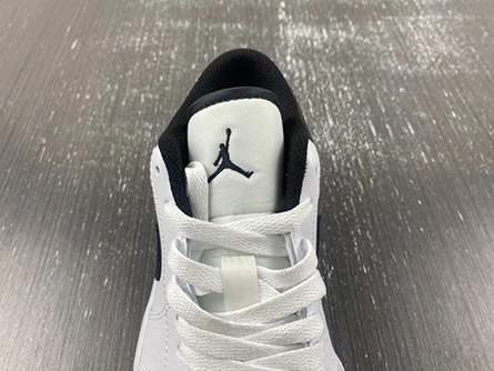 Unique 2975 Jordan 1 Low White Black  553558-132