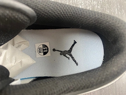 Unique 2975 Jordan 1 Low White Black  553558-132