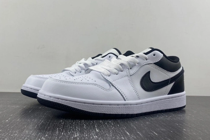 Timeless 2975 Jordan 1 Low White Black  553558- 38