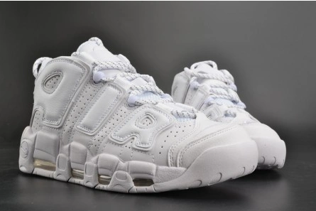 3489 Nike Air More Uptempo "Triple White" mens 921948- GoodFit 1525