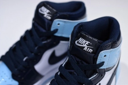 5415 Air Jordan 1 UNC Blue Chill Patent   Leather CD0461- Trendsetting 336