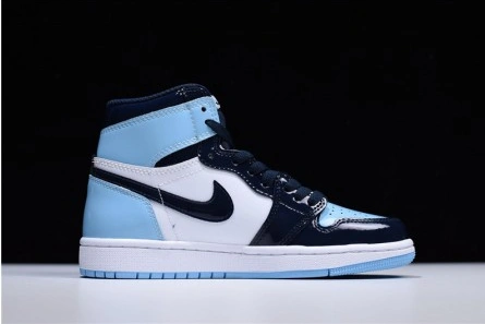 5415 Air Jordan 1 UNC Blue Chill Patent   Leather CD0461- Trendsetting 336