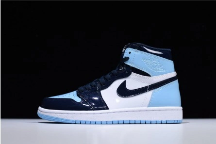 5415 Air Jordan 1 UNC Blue Chill Patent   Leather CD0461- Trendsetting 336