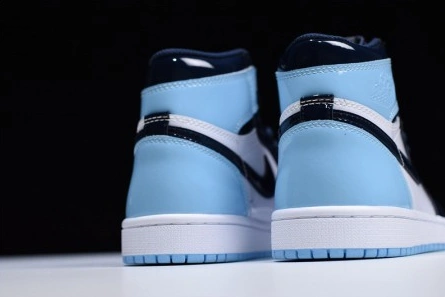 5415 Air Jordan 1 UNC Blue Chill Patent   Leather CD0461- Trendsetting 336
