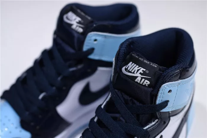 5415 Air Jordan 1 UNC Blue Chill Patent   Leather CD0461- Trendsetting 336