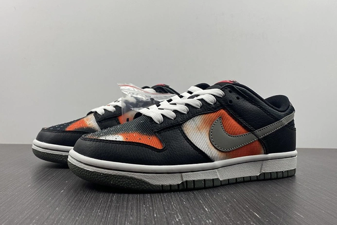 Bright 9538 Nike Dunk Low Graffiti Black Red DM0108- 1061