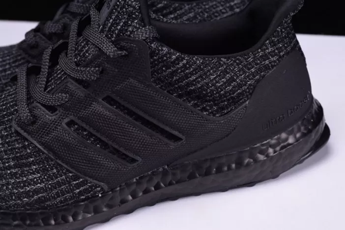 Cozy 2315 Adidas Ultra Boost Ultraboost 4.0 Triple All Black Training Running Shoes BB 1910