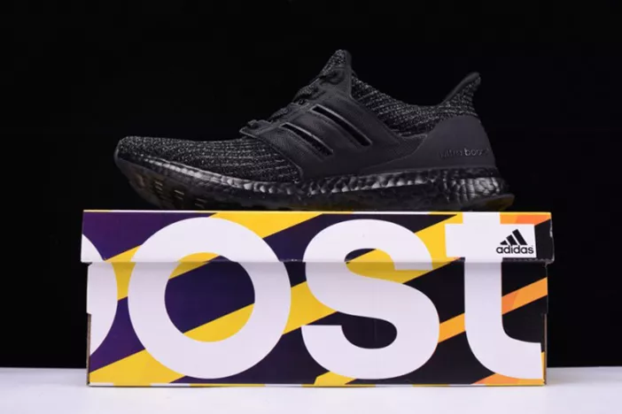 Cozy 2315 Adidas Ultra Boost Ultraboost 4.0 Triple All Black Training Running Shoes BB 1910