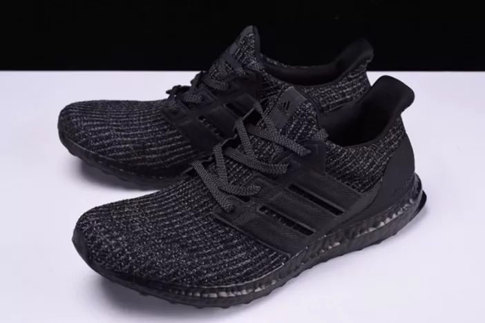 Cozy 2315 Adidas Ultra Boost Ultraboost 4.0 Triple All Black Training Running Shoes BB 1910