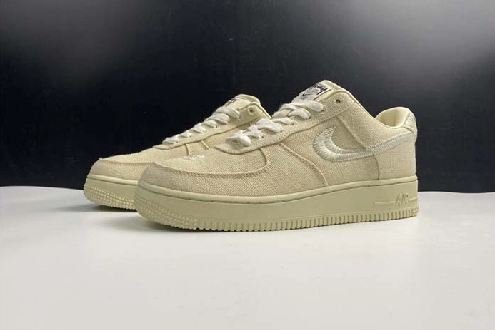 3517 Stussy x Nike Air Force 1 Low “Fossil Stone” CZ9084- NewStyle 1187