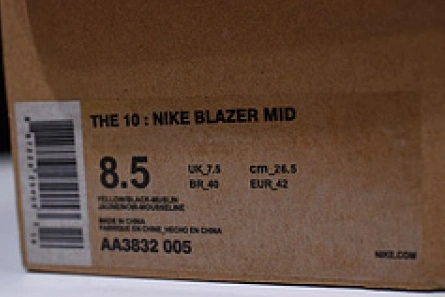 5294 OFF-WHITE x Nike Blazer MID AA3832 Minimalist 1963