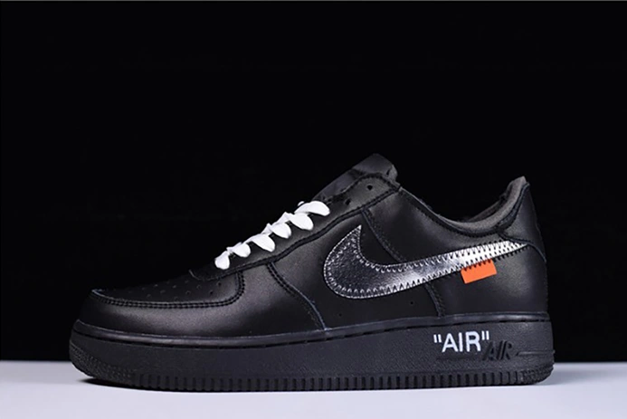Trendy 6417 OFF-WHITE x MoMA x Nike Air Force 1 07 Low Black AV5210- 1217