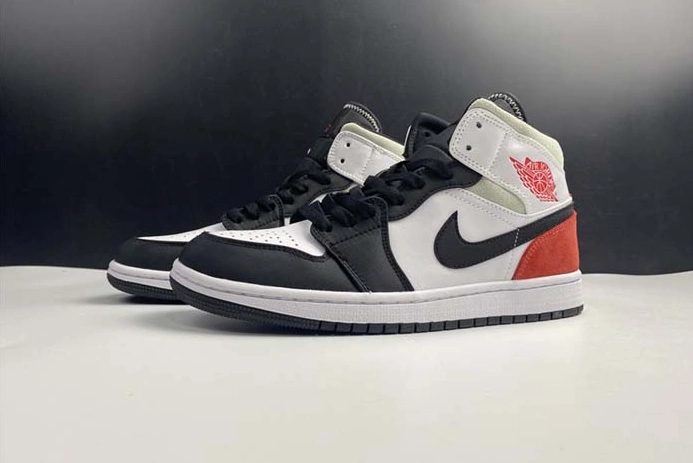 7704 Air Jordan 1 Mid 852542- Breathable 216
