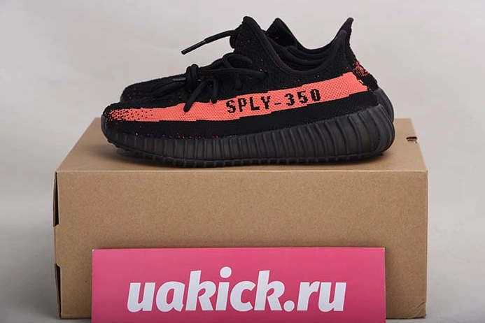 8876 Adidas Yeezy Boost 350 V2  Core Black Red BY Durable 1809