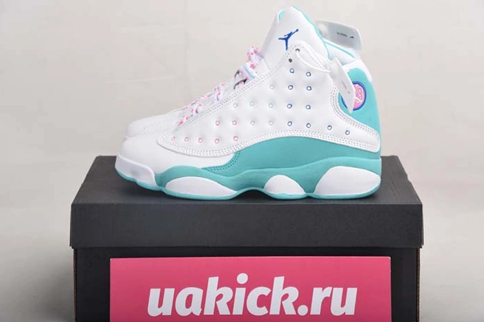 2847 Air Jordan 13 GS “Aurora Green” 439358- Unique 857