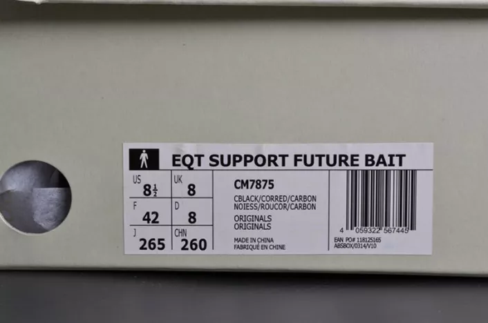 8255 ADIDAS EQT SUPPORT FUTURE BAIT DEVELOPMENT CORE BLACK   RED   WHITE MENS  CM Stylish 1886