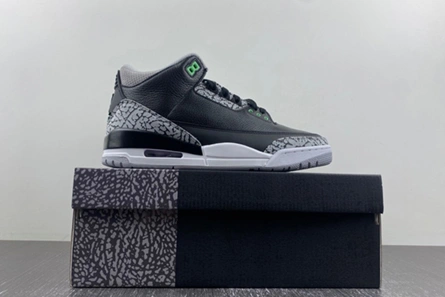 8373 Jordan 3 Retro Green Glow CT8532- Elegant 375