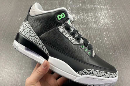 8373 Jordan 3 Retro Green Glow CT8532- Elegant 375