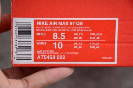 DailyWear 6636 Nike Air Max 97 'Black Metallic Gold' AT5458- 1425