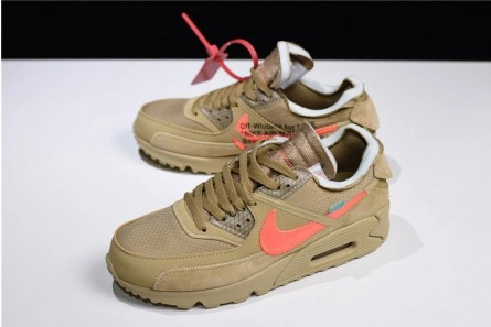 Stylish 6996 Off-White Nike Air Max 90 Desert Ore AA7293- 1981
