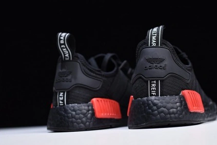 adidas NMD R1 Core Black Lush Red - B37618 GoodFit 1866