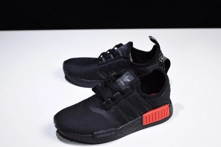 adidas NMD R1 Core Black Lush Red - B37618 GoodFit 1866