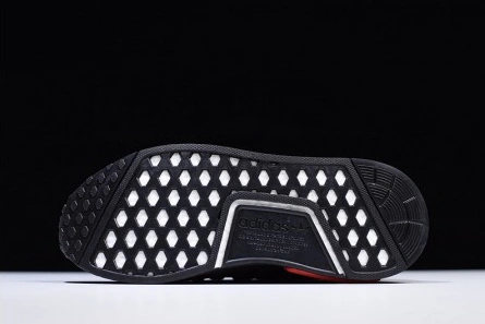 adidas NMD R1 Core Black Lush Red - B37618 GoodFit 1866