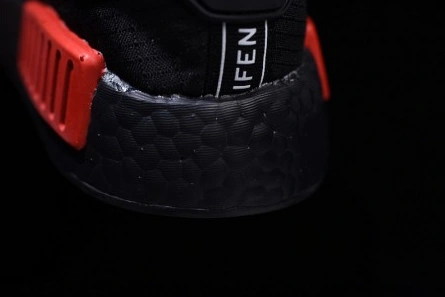 adidas NMD R1 Core Black Lush Red - B37618 GoodFit 1866