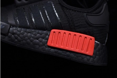 adidas NMD R1 Core Black Lush Red - B37618 GoodFit 1866