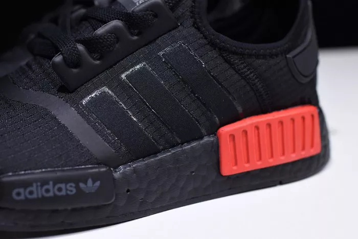 adidas NMD R1 Core Black Lush Red - B37618 GoodFit 1866