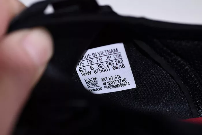 adidas NMD R1 Core Black Lush Red - B37618 GoodFit 1866