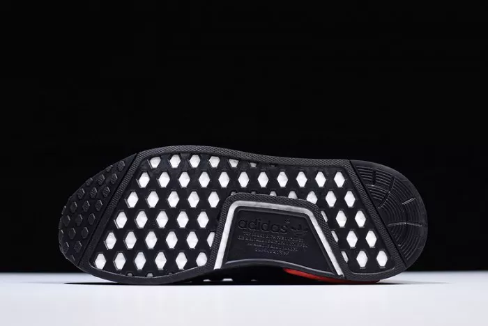 adidas NMD R1 Core Black Lush Red - B37618 GoodFit 1866