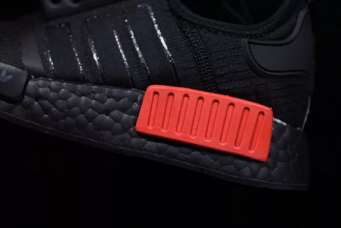 adidas NMD R1 Core Black Lush Red - B37618 GoodFit 1866