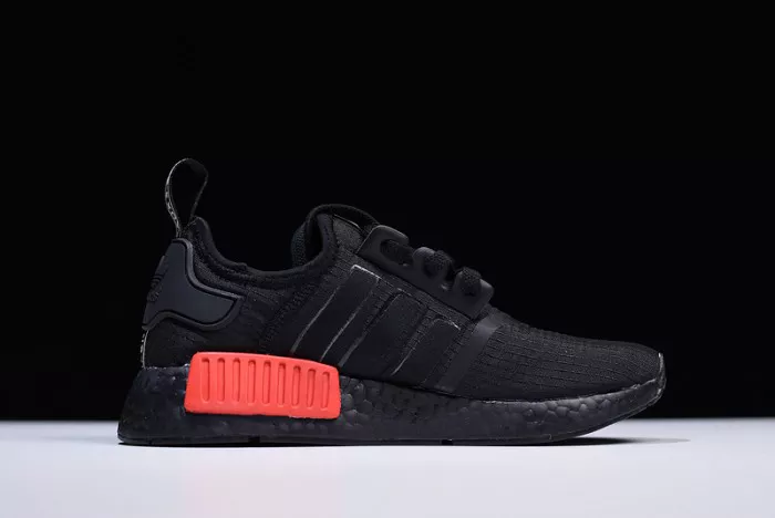 adidas NMD R1 Core Black Lush Red - B37618 GoodFit 1866