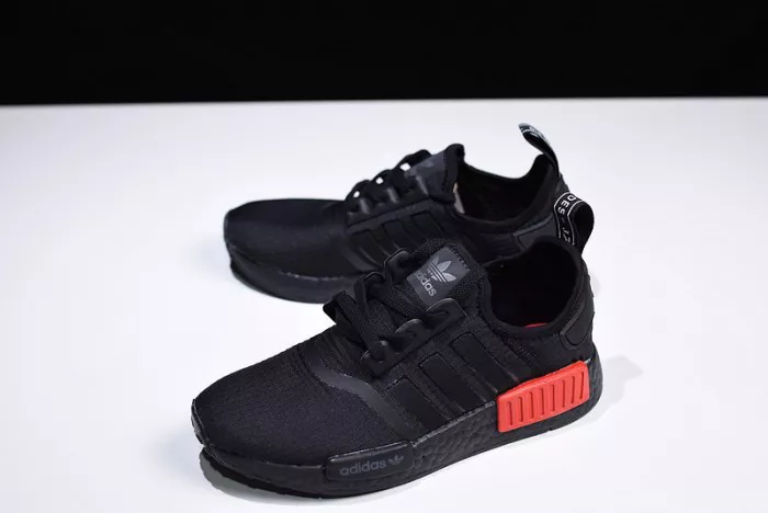 adidas NMD R1 Core Black Lush Red - B37618 GoodFit 1866