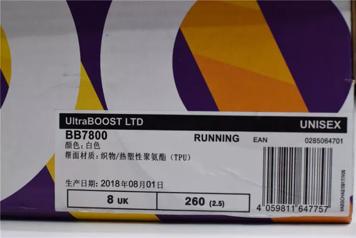 Functional adidas Ultra Boost 1.0 Multi-Color Toe Navy - BB7801 1933