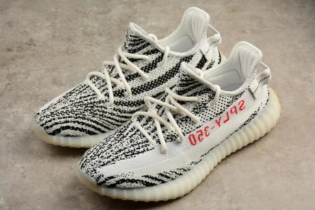 adidas Yeezy Boost 350 V2 Zebra Black White CP9654 Trendy 1815