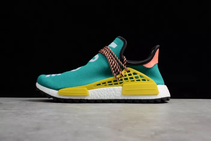Breathable adidas mens  Pharrell x NMD Trail 'Human Race' AC7188 1812