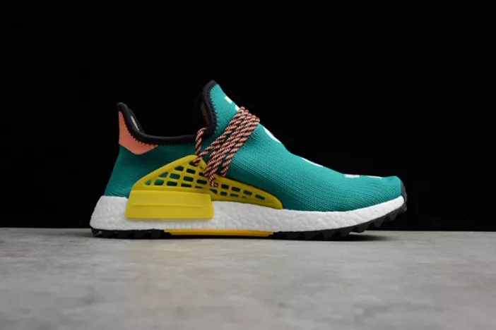 Breathable adidas mens  Pharrell x NMD Trail 'Human Race' AC7188 1812