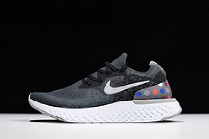 BestValue nike epic REACT FLYKNIT  Black and grey dots point noirs ET gris AJ7283 996 1577