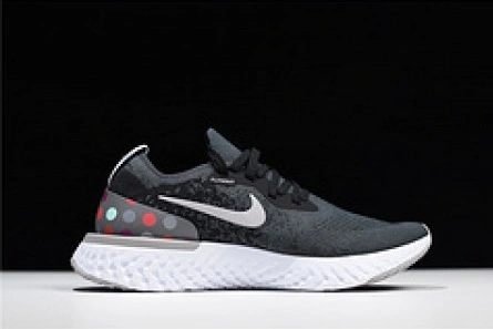 BestValue nike epic REACT FLYKNIT  Black and grey dots point noirs ET gris AJ7283 996 1577