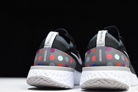 BestValue nike epic REACT FLYKNIT  Black and grey dots point noirs ET gris AJ7283 996 1577