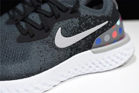 BestValue nike epic REACT FLYKNIT  Black and grey dots point noirs ET gris AJ7283 996 1577