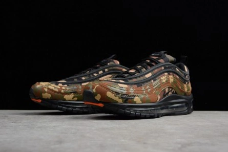 Durable nike mens AIR MAX 97 PREMIUM QS "COUNTRY CAMO ITALY" AJ2614-202 1374