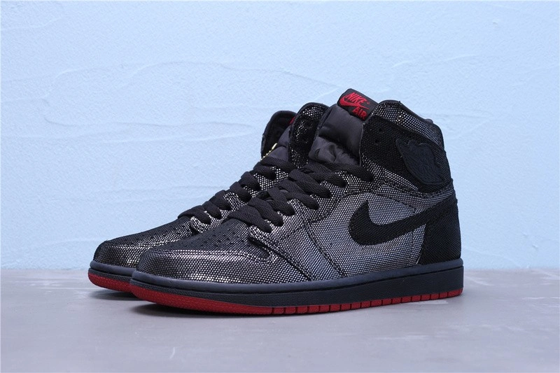 2019 AIR JORDAN 1 RETRO HIGH OG BLACK GYM RED DC7071-001
