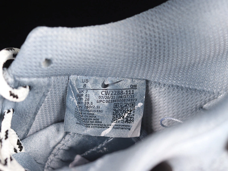 AIR FORCE 1 LOW 07 X CHROMEHEARTS BLUE BLACK WHITE  CW2288-111